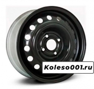 ТЗСК Daewoo Nexia 14 / 5.5J PCD 4x100.00 ET 49.00 ЦО 56.60 Стальной / Черный