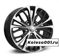 iFree Original ZV Mazda 6 KC873 17 / 7.5J PCD 5x114.30 ET 50.00 ЦО 67.10 Литой / Черный с полированной лицевой поверхностью