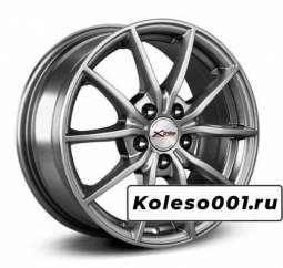 X-trike X-111M 15 / 6.5J PCD 5x100.00 ET 38.00 ЦО 57.10 Литой / Антрацитовый