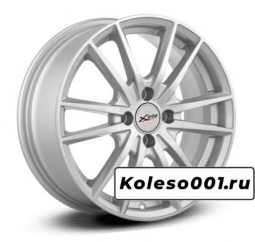 X-trike X-129 16 / 6.5J PCD 4x100.00 ET 36.00 ЦО 67.10 Литой / Серебристый